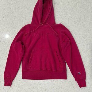Hot Pink Champion Sweatshirt - Size Small